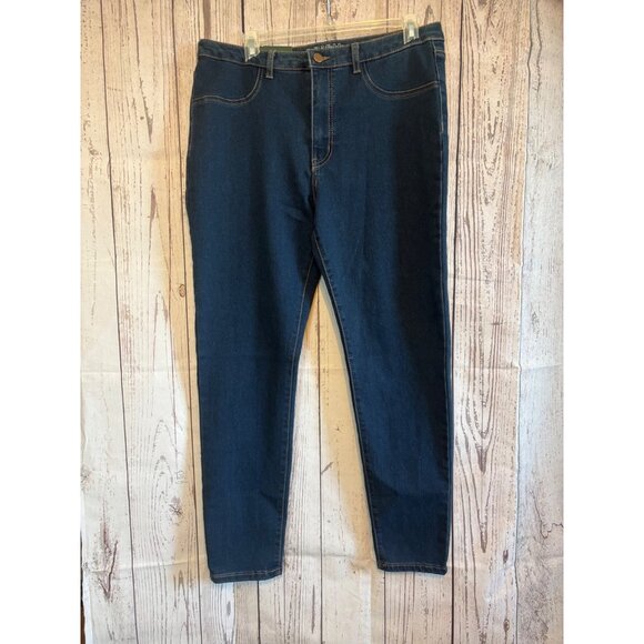 Wild Fable NWT Dark Denim Skinny Denim Jeans Size 14 - Picture 2 of 10